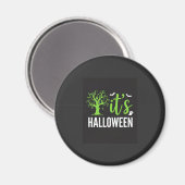 Halloween Griezelen Boom Vleermuizen Vector Design Magneet (Voorkant / Achterkant)