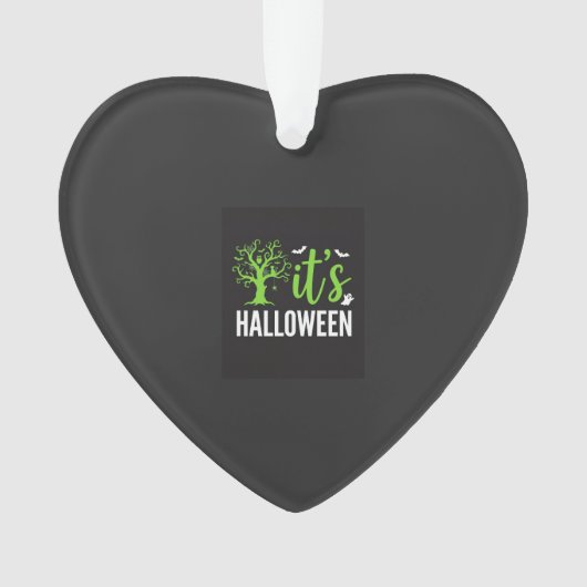 Halloween Griezelen Boom Vleermuizen Vector Design Ornament (voorkant)