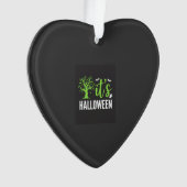Halloween Griezelen Boom Vleermuizen Vector Design Ornament (voorkant)
