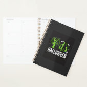 Halloween Griezelen Boom Vleermuizen Vector Design Planner (Display)