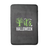 Halloween Griezelen Boom Vleermuizen Vector Ontwer Badmat (Voorkant Verticaal)