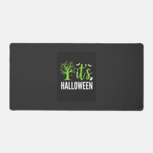 Halloween Griezelen Boom Vleermuizen Vector Ontwer Bureaumat