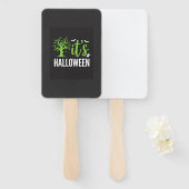 Halloween Griezelen Boom Vleermuizen Vector Ontwer Handwaaier (Voorkant en achterkant)
