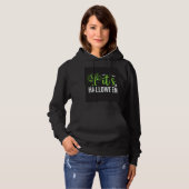 Halloween Griezelen Boom Vleermuizen Vector Ontwer Hoodie (Voorkant volledig)