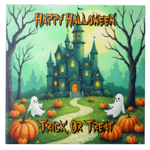 Halloween Griezelen Cute Moderne Collectie Tegeltje
