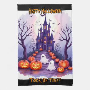 Halloween Griezelen Cute Populaire Collectie Theedoek