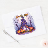 Halloween Griezelen Cute Populaire Collectie Vierkante Sticker (Envelop)