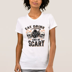 Halloween Griezelen Eet Drink En Wees Vreselijk Gr T-shirt