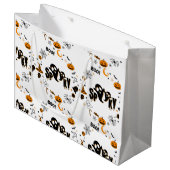 Halloween Griezelen Geest Grote Cadeautas (Voorkant Gekanteld)