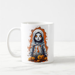 Halloween Griezelen Geest Verschijning Pop Koffiemok