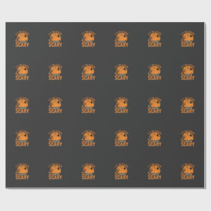 Halloween Griezelen Geheime Kasteel Vector Cadeaupapier