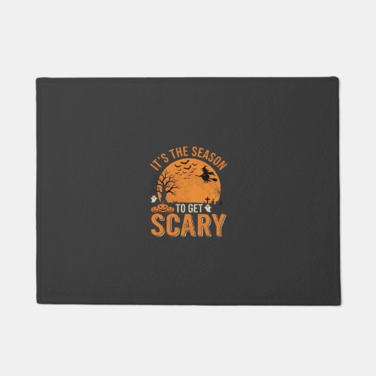 Halloween Griezelen Geheime Kasteel Vector Deurmat (Voorkant)