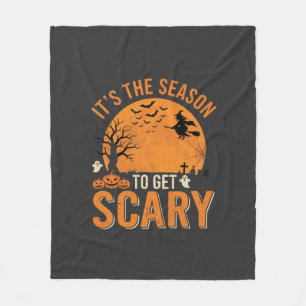 Halloween Griezelen Geheime Kasteel Vector Fleece Deken