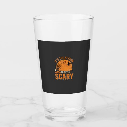 Halloween Griezelen Geheime Kasteel Vector Glas (Voorkant)