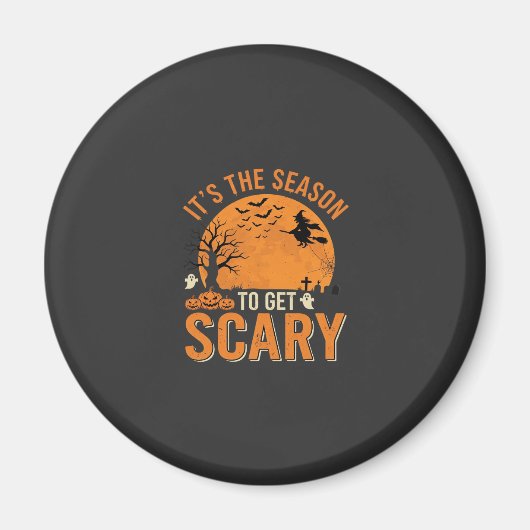 Halloween Griezelen Geheime Kasteel Vector Magneet (Voorkant)