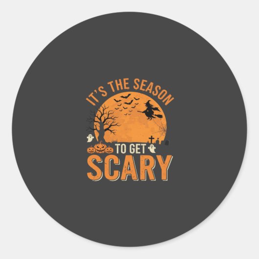 Halloween Griezelen Geheime Kasteel Vector Ronde Sticker (Voorkant)