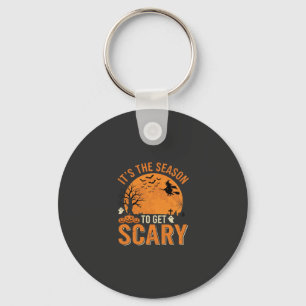 Halloween Griezelen Geheime Kasteel Vector Sleutelhanger