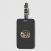 Halloween Griezelen Kat Crew Bagagelabel (Voorkant (verticaal))