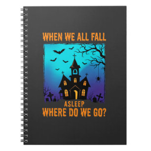 Halloween Griezelen Kerk Waar Gaan We Naar Toe Notitieboek