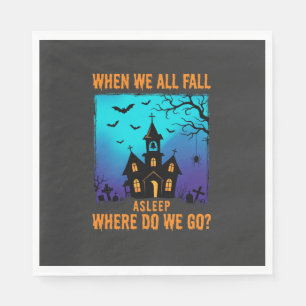 Halloween Griezelen Kerk Waar Gaan We Naar Toe Servet