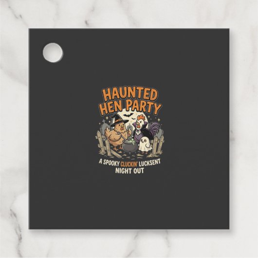 Halloween Griezelen Kip Feest Bedankjes Labels (Voorkant)