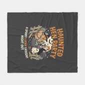Halloween Griezelen Kip Feest Fleece Deken (Voorkant (Horizontaal))