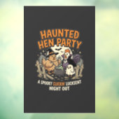 Halloween Griezelen Kip Feest Raamsticker (Vel 3)