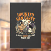 Halloween Griezelen Kip Feest Raamsticker (Vel 2)