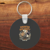 Halloween Griezelen Kip Feest Sleutelhanger (Voorkant)