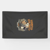 Halloween Griezelen Kip Feest Spandoek (Horizontaal)