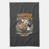 Halloween Griezelen Kip Feest Theedoek (Verticaal)