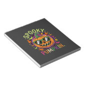 Halloween Griezelen Pompoen Zonnebril Vector Notitieblok (Schuin)