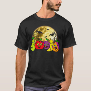 Halloween Griezelen Veganistische Vegetarische Zom T-shirt