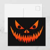 Halloween Griezelface Briefkaart (Voorkant / Achterkant)