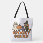 Halloween Griezelfamilie Grappig Knuffel Tote Bag (Voorkant)