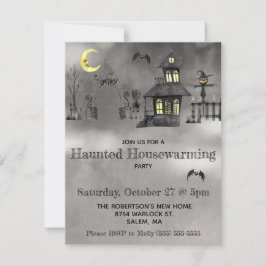 Halloween, Griezelfeest  Kaart