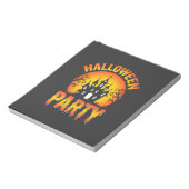 Halloween Griezelfeest Vector Notitieblok (Linkerzijde)