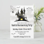 Halloween, Griezelfeestje voor een Nieuw Huis Kaart (Staand voorkant)