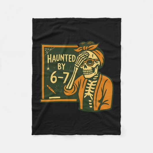 Halloween Griezelig 67 Six Seven Meme 1 (14) Fleece Deken (Voorkant)