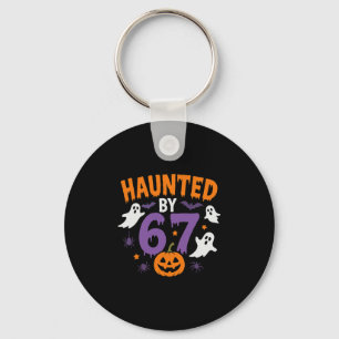 Halloween Griezelig 67 Zes Zeven Meme 1 (16) Sleutelhanger
