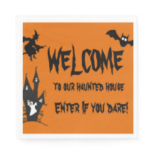 Halloween Griezelig Gehekend Huis Papier  