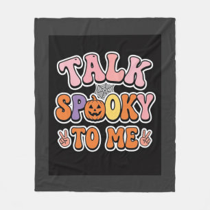 Halloween Griezelig Gesprek Griezelig Voor Mij Ont Fleece Deken