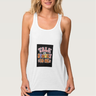 Halloween Griezelig Gesprek Griezelig Voor Mij Ont Tanktop