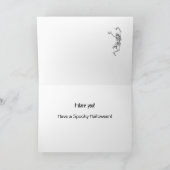 Halloween - Griezelig Kerkhof, voor Neef Kaart (Binnen)