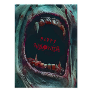 HALLOWEEN GRIEZELIG MONSTER KLEDING FEESTJE FOTO AFDRUK