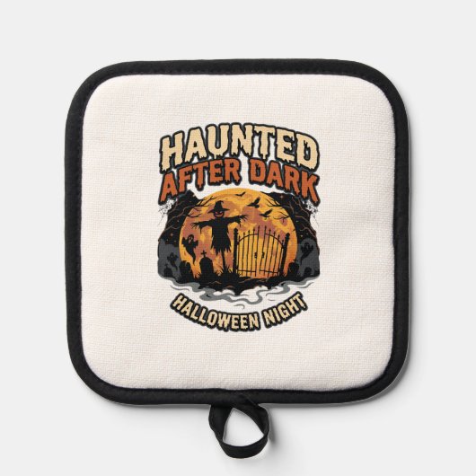 Halloween Griezelig Na Donker Pannenlap (Voorkant)