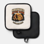 Halloween Griezelig Na Donker Pannenlap (Voorkant / Achterkant)