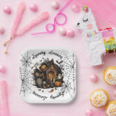 Halloween  👻 griezelig seizoen  💀 Papieren Bord (Feest)