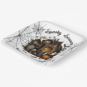 Halloween  👻 griezelig seizoen  💀 Papieren Bord (Gebogen)