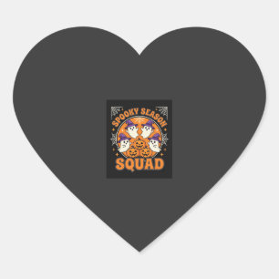 Halloween Griezelig Seizoen Team Geest Pompoen Ont Hart Sticker